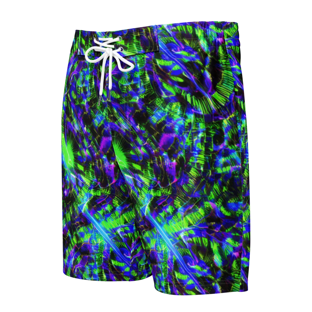 Acid Rainforest on Men's Board Shorts — Front