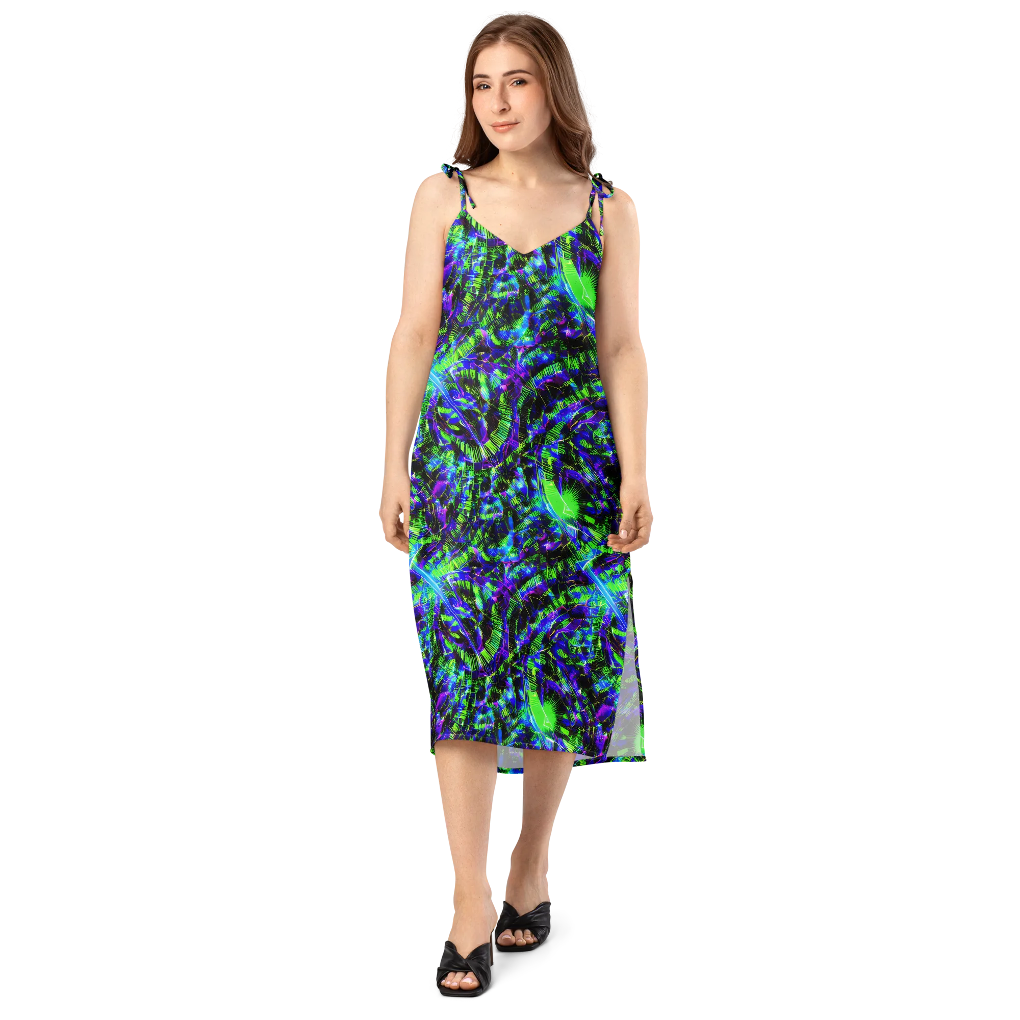Acid Rainforest on Slip Dress — Front