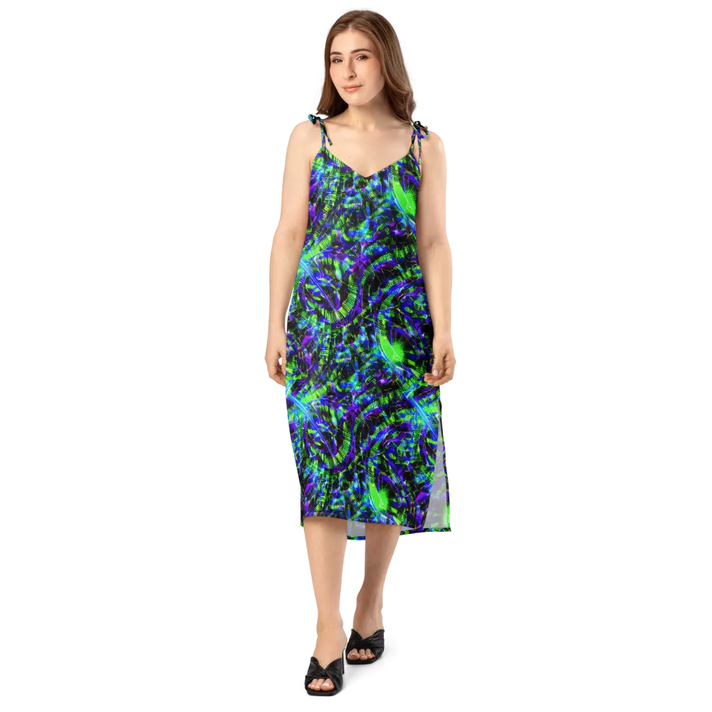 Acid Rainforest on Slip Dress — Front