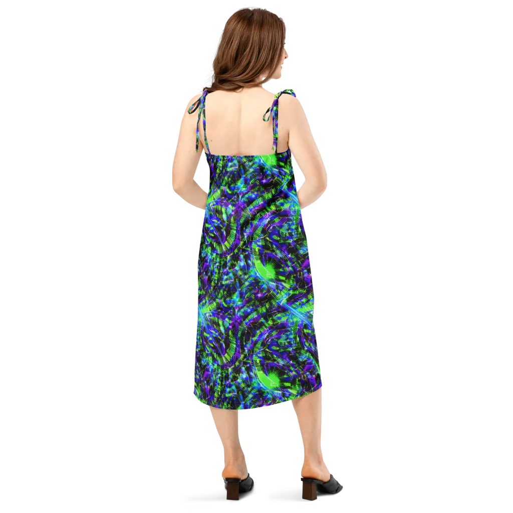 Acid Rainforest on Slip Dress — Back