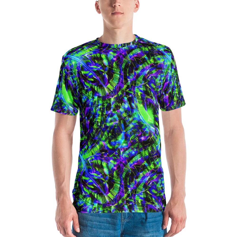 Acid Rainforest on Men's Crew Neck T-Shirt — Front