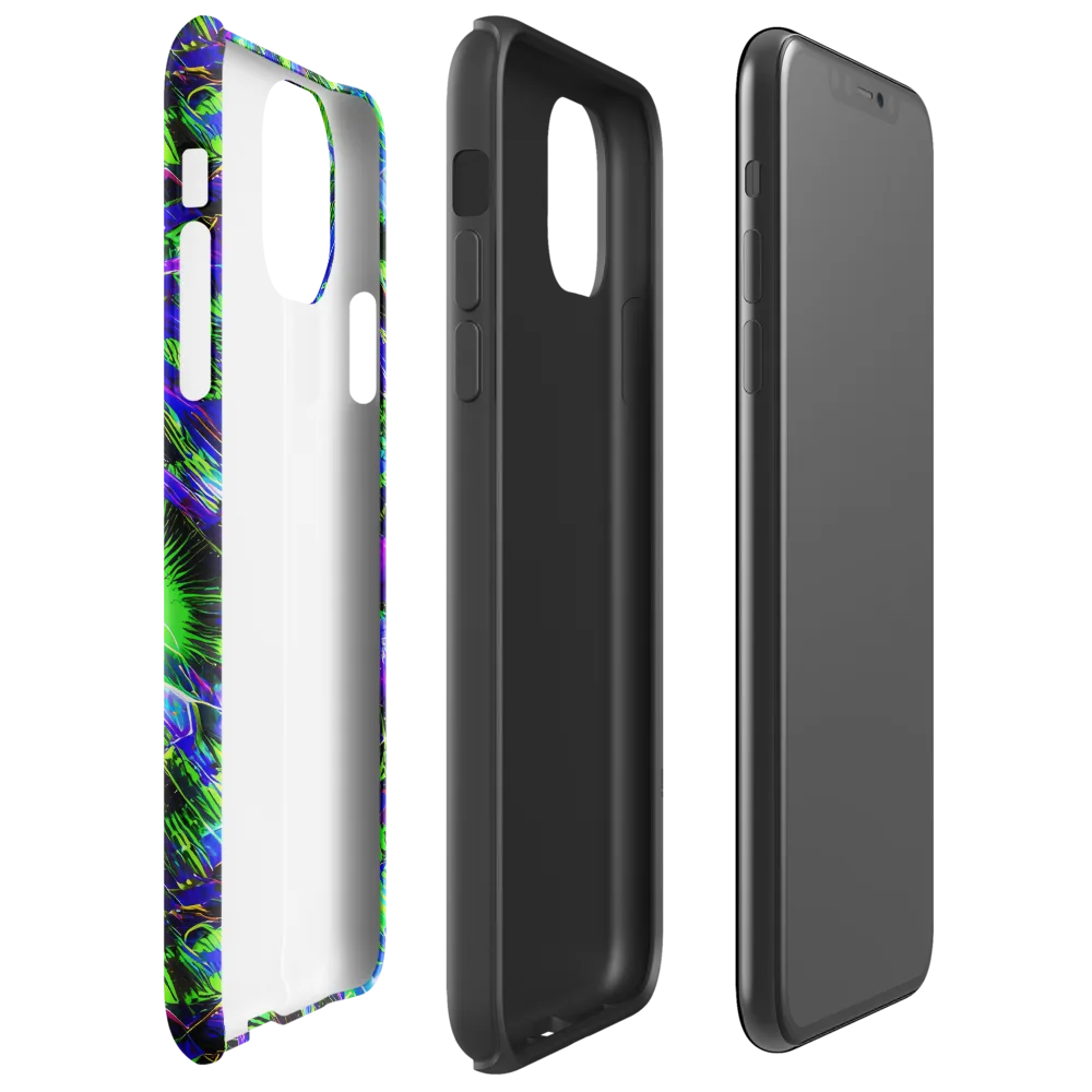 Acid Rainforest on Tough Case for iPhone® — Right