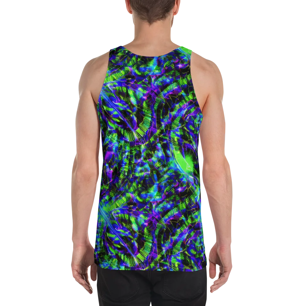 Acid Rainforest on Men's Tank Top — Back