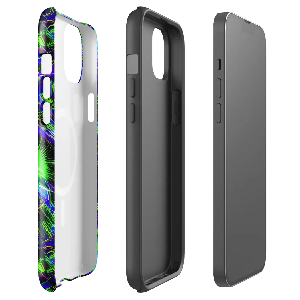 Acid Rainforest on MagSafe Tough Case for iPhone® — Front