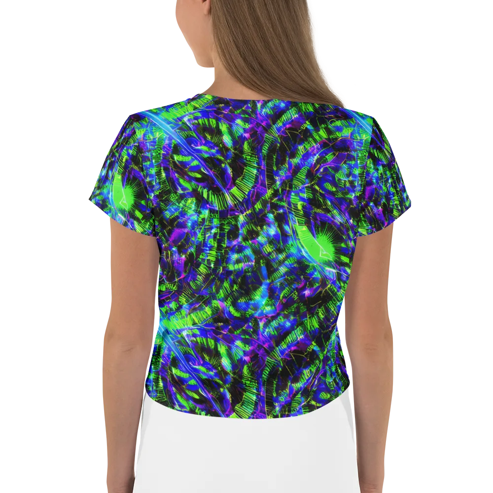 Acid Rainforest on Crop Tee — Back