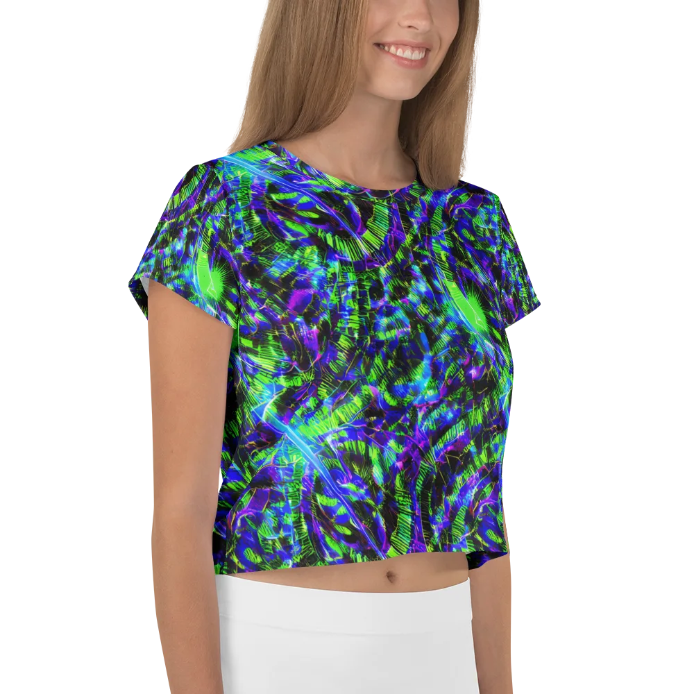Acid Rainforest on Crop Tee — Right
