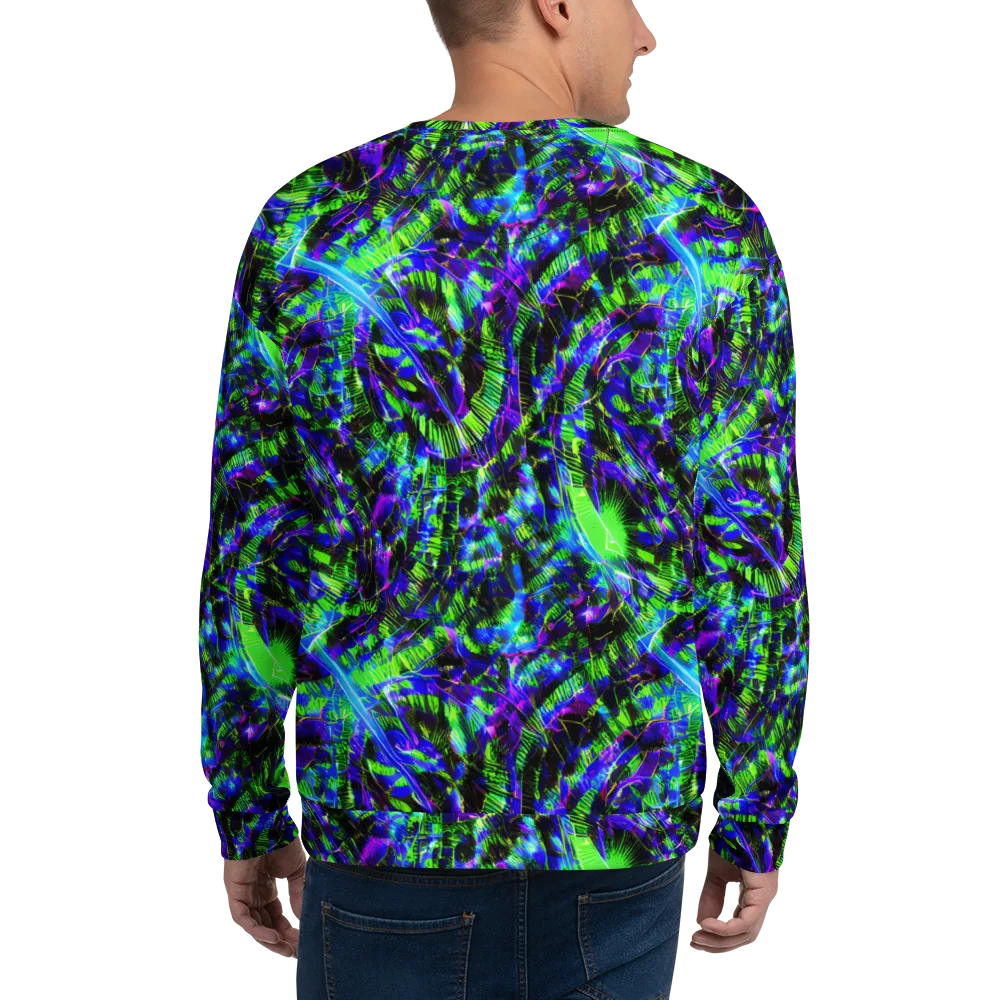 Acid Rainforest on Sweatshirt — Back