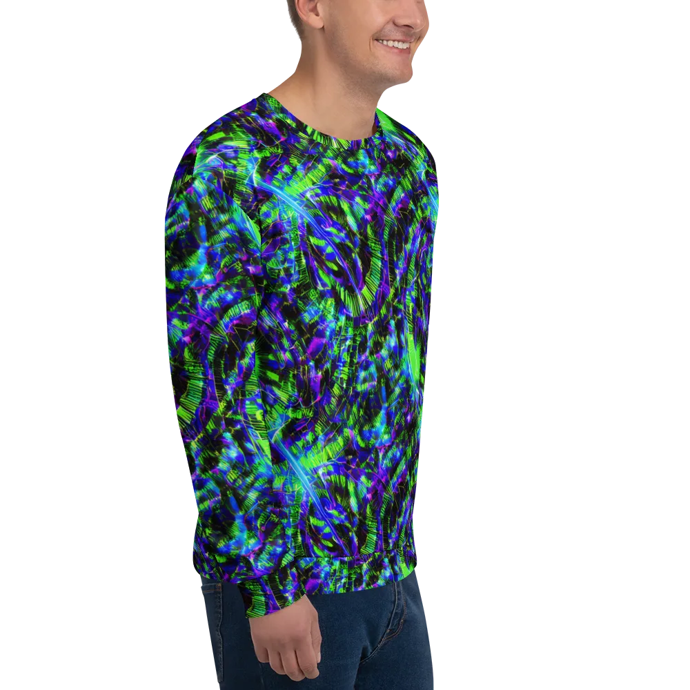 Acid Rainforest on Sweatshirt — Right Front