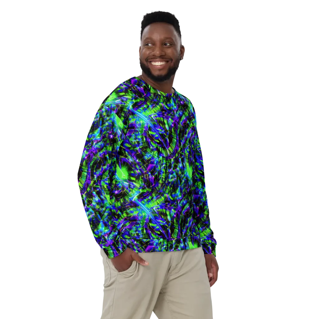 Acid Rainforest on Sweatshirt — Front