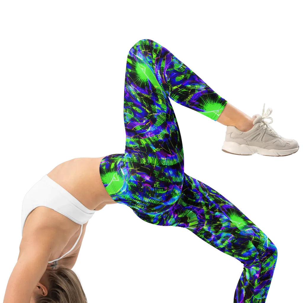 Acid Rainforest on Leggings — Right