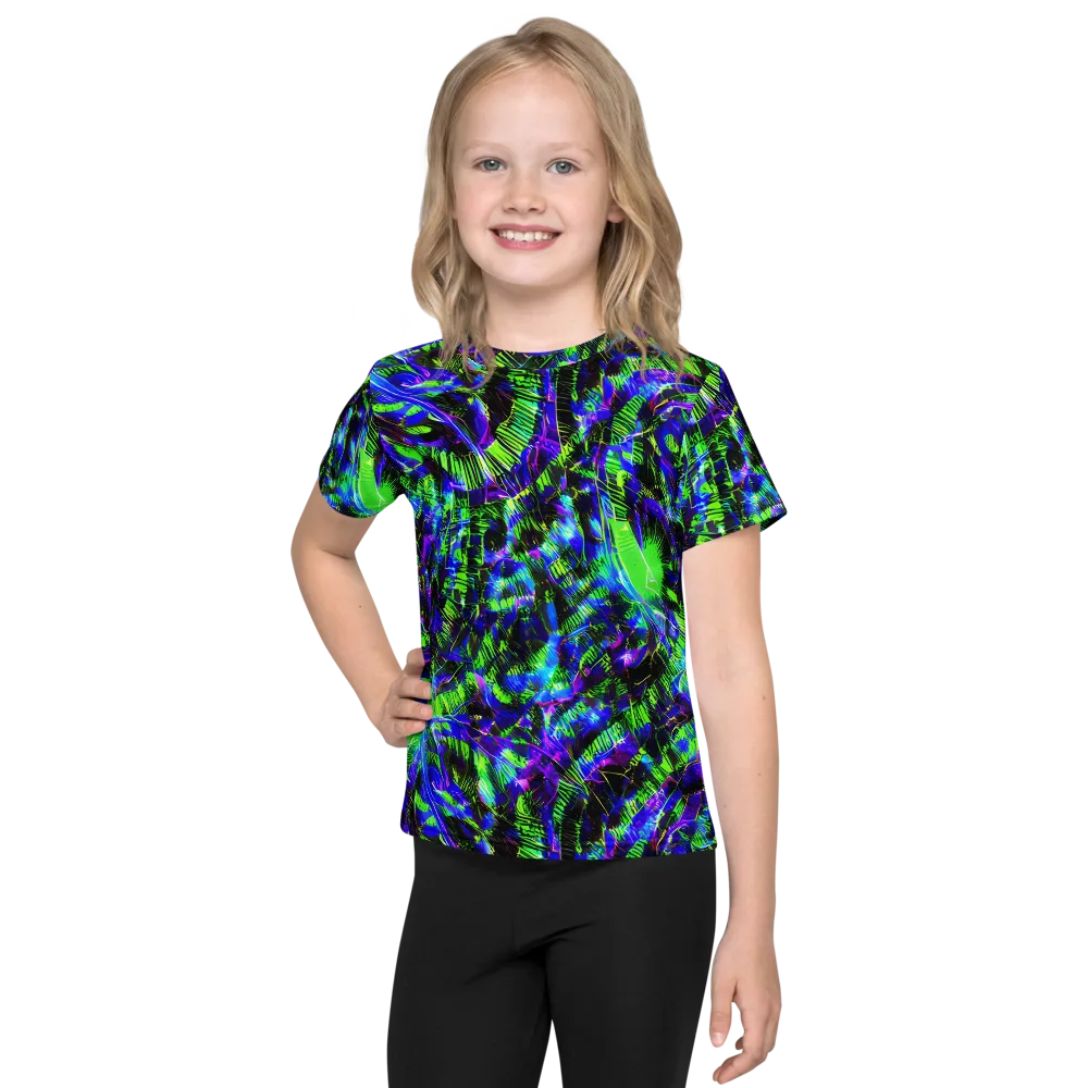 Acid Rainforest on Kids Crew Neck T-Shirt — Front