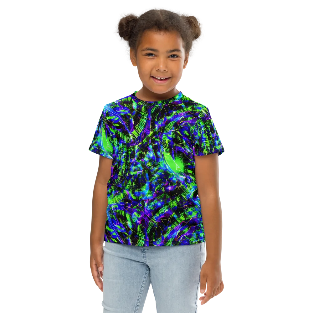 Acid Rainforest on Kids Crew Neck T-Shirt — Front