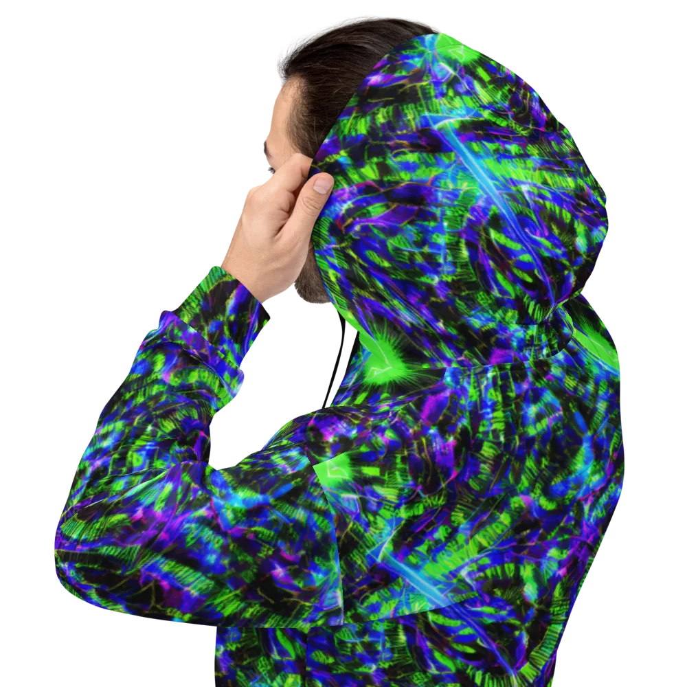 Acid Rainforest on Hoodie — Back