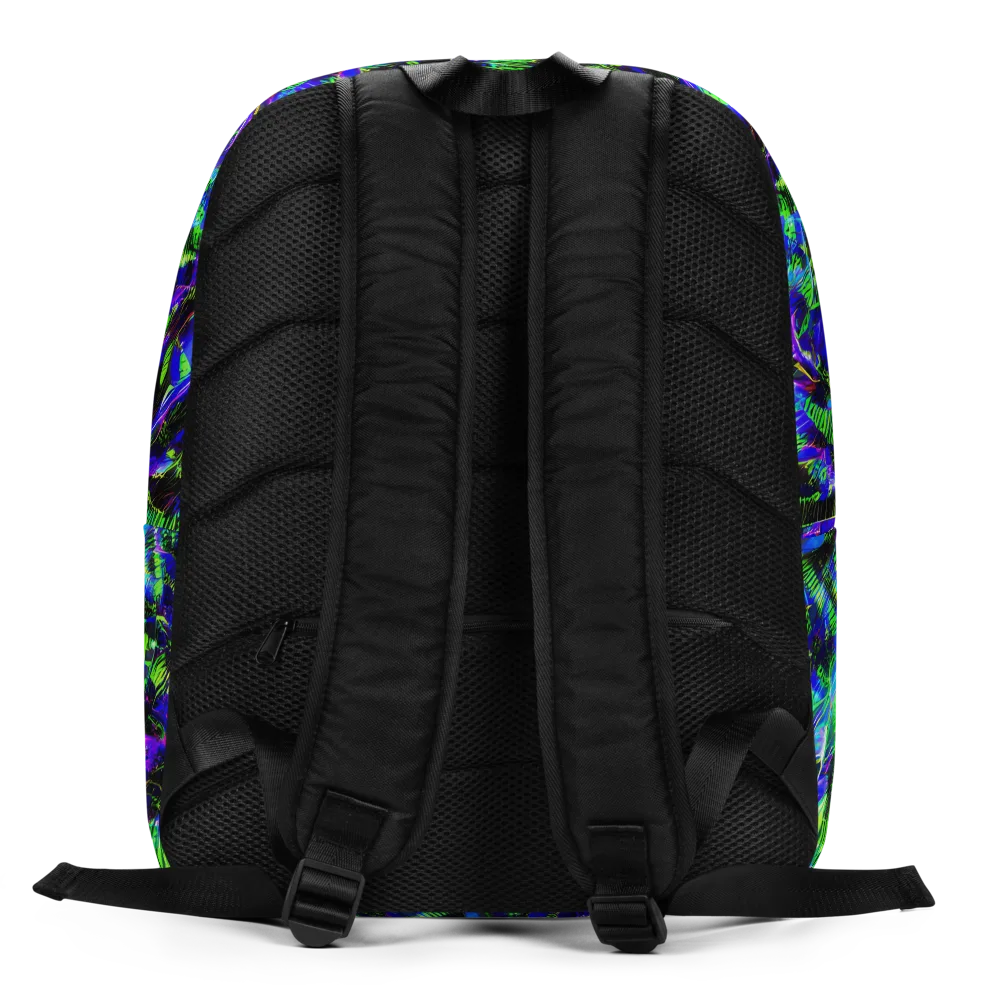 Acid Rainforest on Minimalist Backpack — Back
