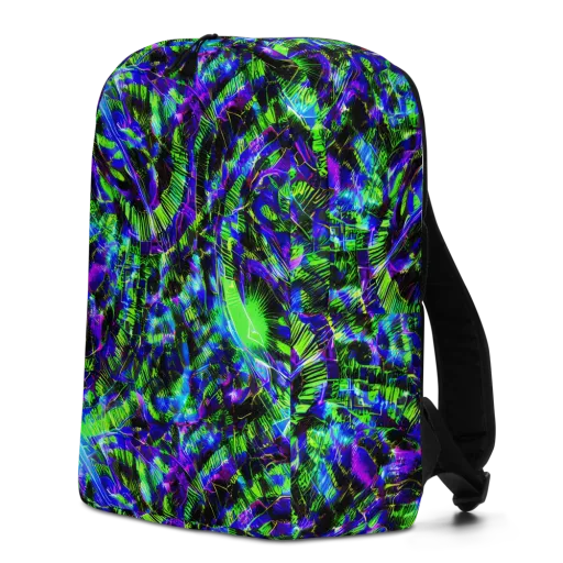 Acid Rainforest on a Minimalist Backpack