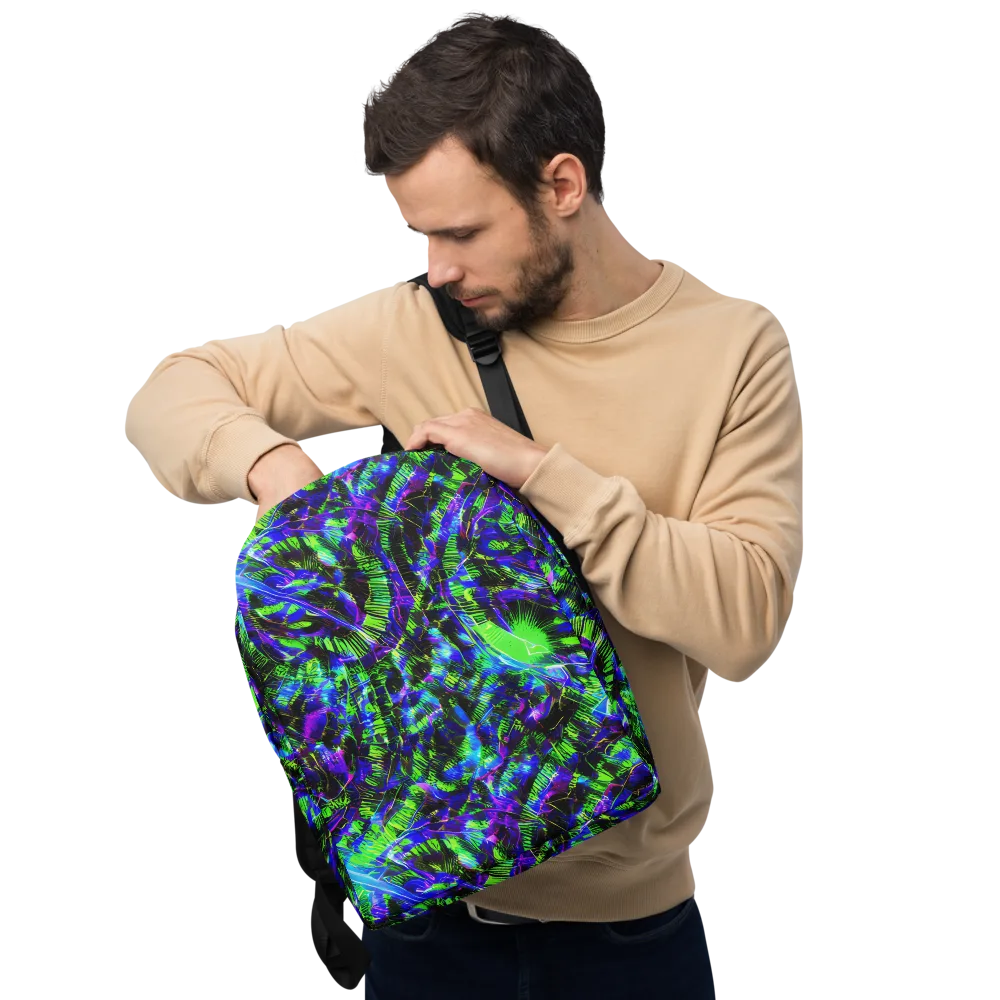Acid Rainforest on Minimalist Backpack — Front