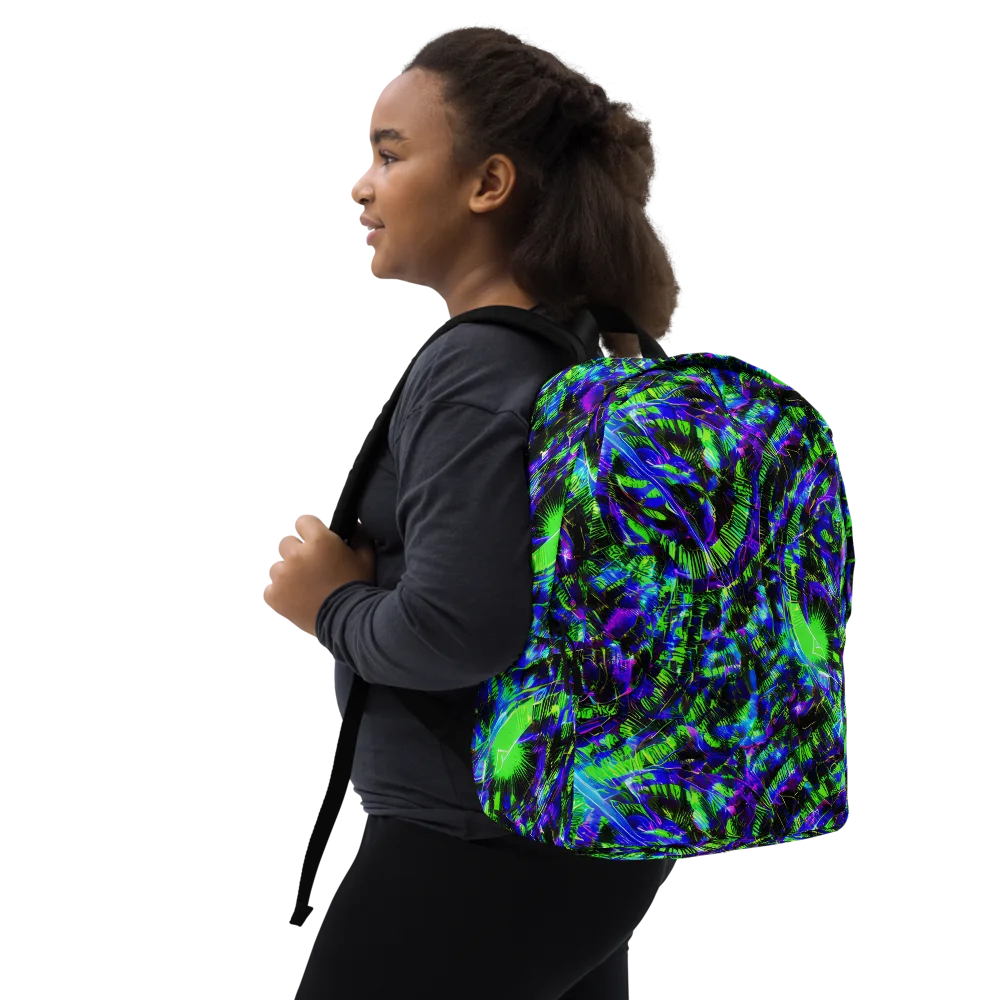 Acid Rainforest on Minimalist Backpack — Right Front