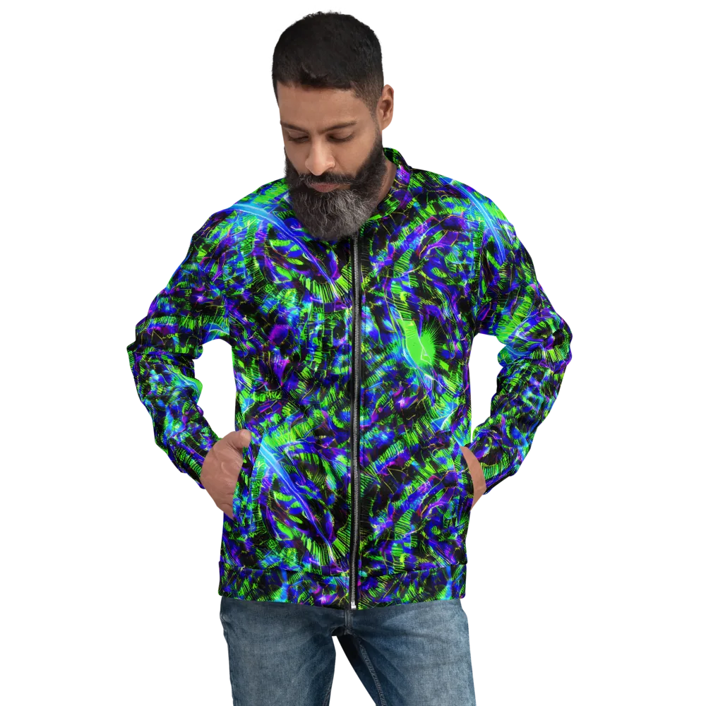 Acid Rainforest on Bomber Jacket — Front