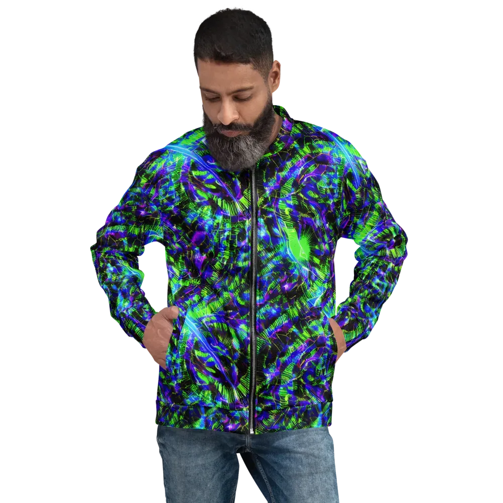 Acid Rainforest on Bomber Jacket — Front