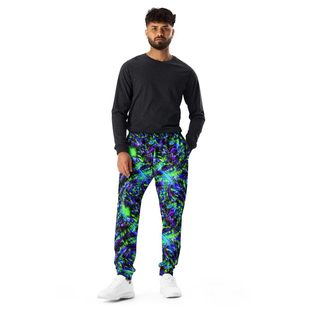 Acid Rainforest on Men's Joggers — Front