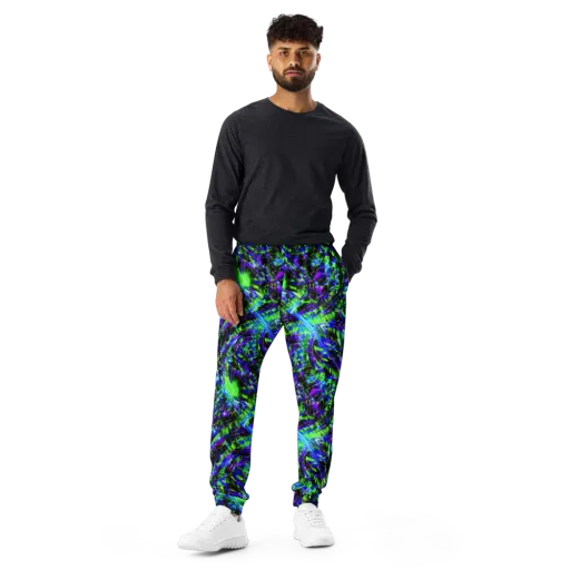Acid Rainforest on a Men's Joggers