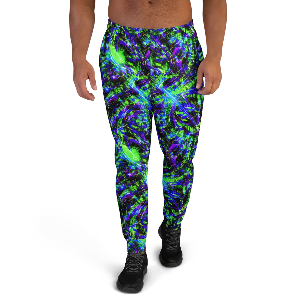 Acid Rainforest on Men's Joggers — Front