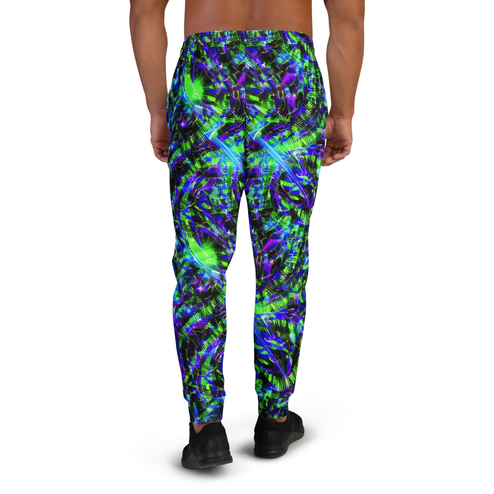 Acid Rainforest on Men's Joggers — Back
