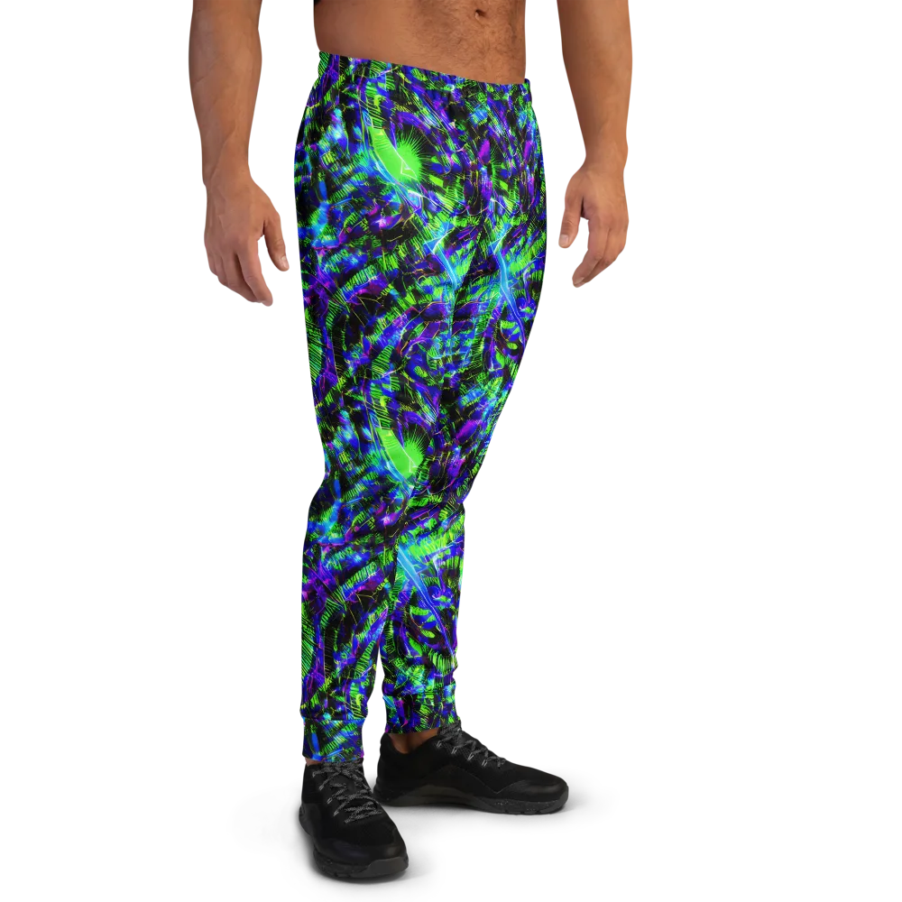 Acid Rainforest on Men's Joggers — Right