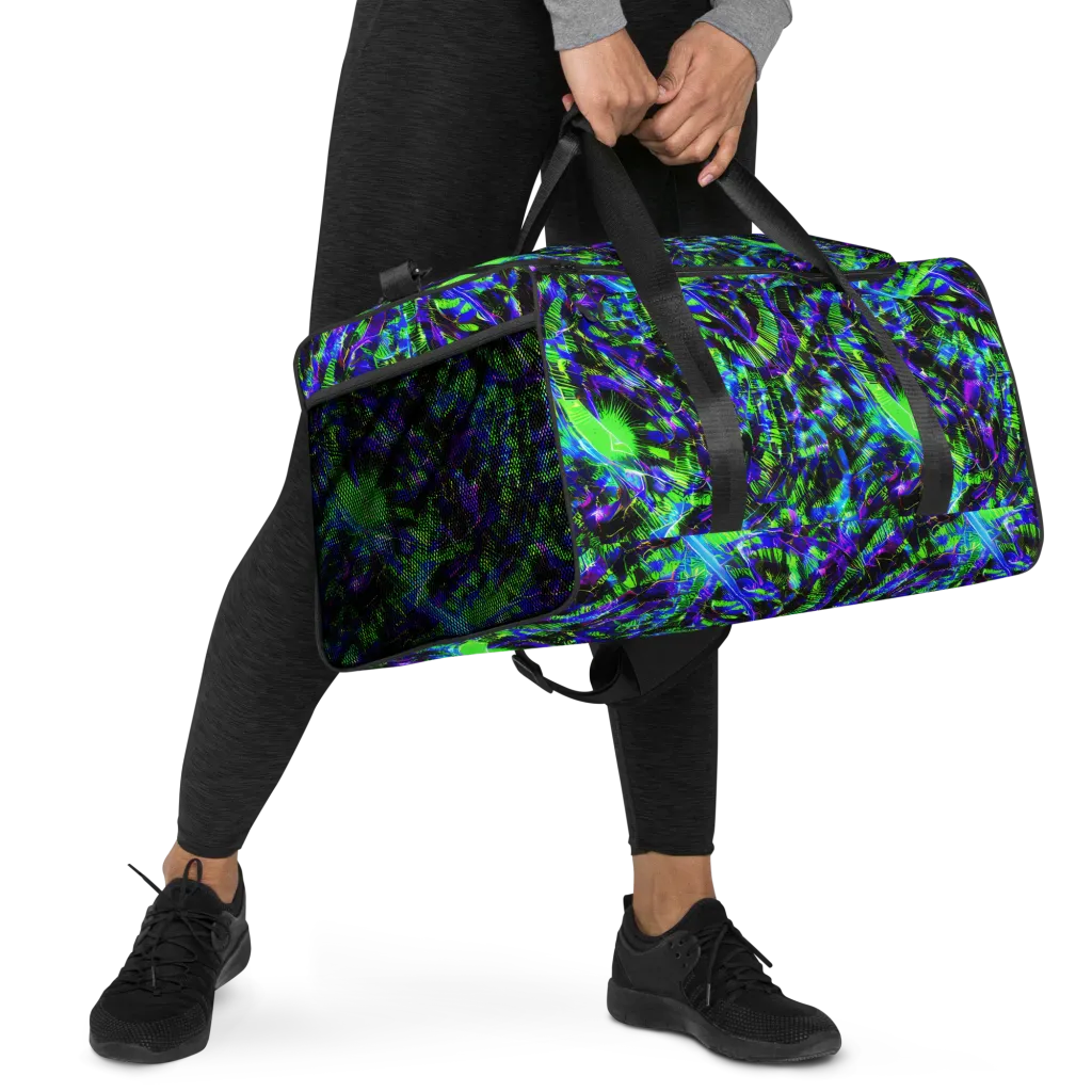 Acid Rainforest on Duffle Bag — Right Front