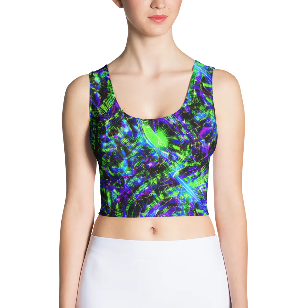 Acid Rainforest on Crop Top — Front
