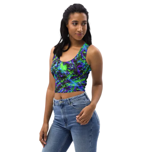 Acid Rainforest on a Crop Top