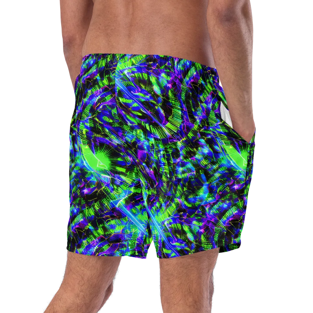 Acid Rainforest on Swim Trunks — Right Back