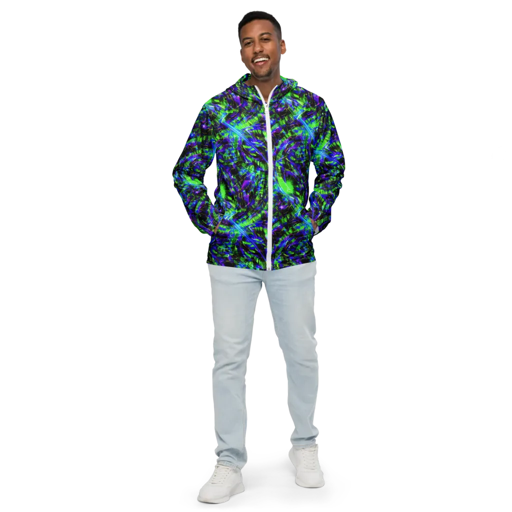 Acid Rainforest on Men's Windbreaker — Front