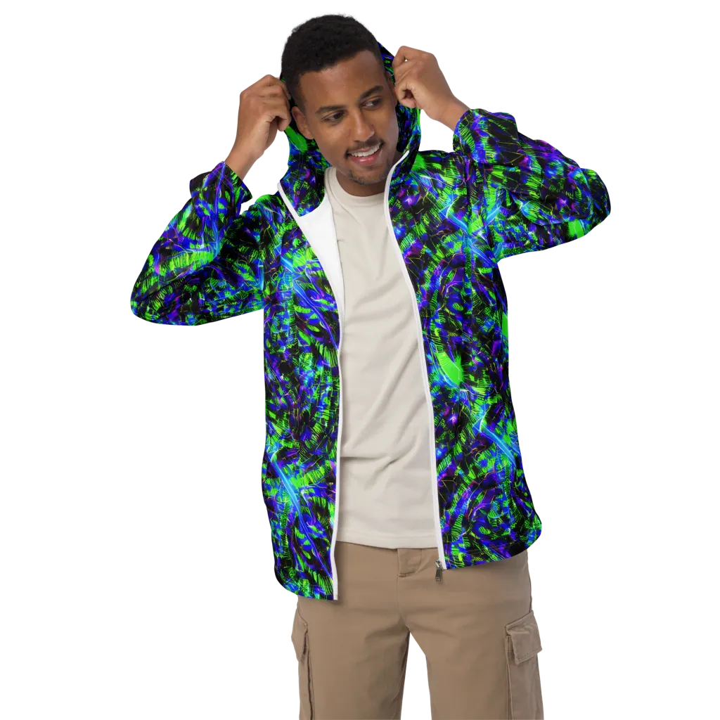 Acid Rainforest on Men's Windbreaker — Front