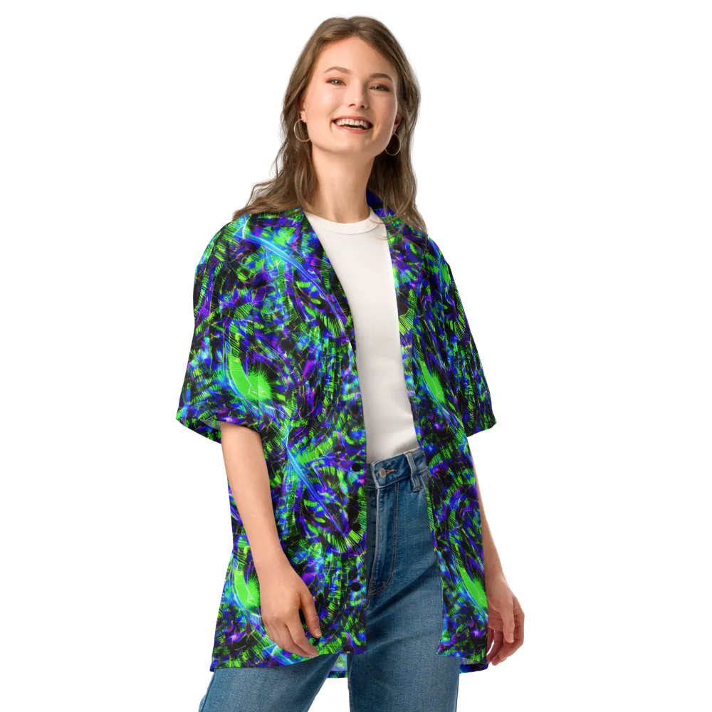 Acid Rainforest on Button Shirt — Front