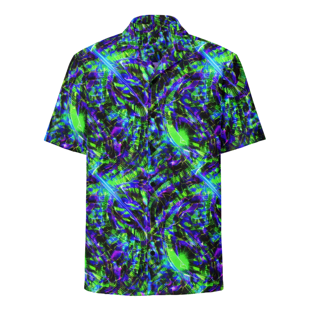 Acid Rainforest on Button Shirt — Front