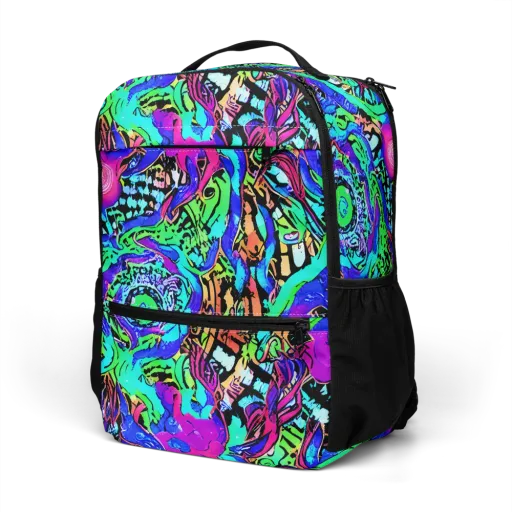 Hypercolor Jungle on a Utility Backpack