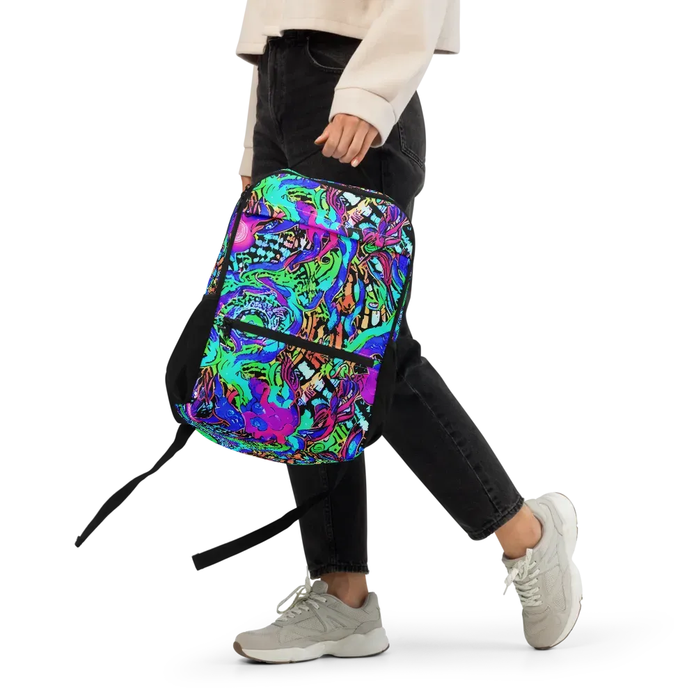 Hypercolor Jungle on Utility Backpack — Front
