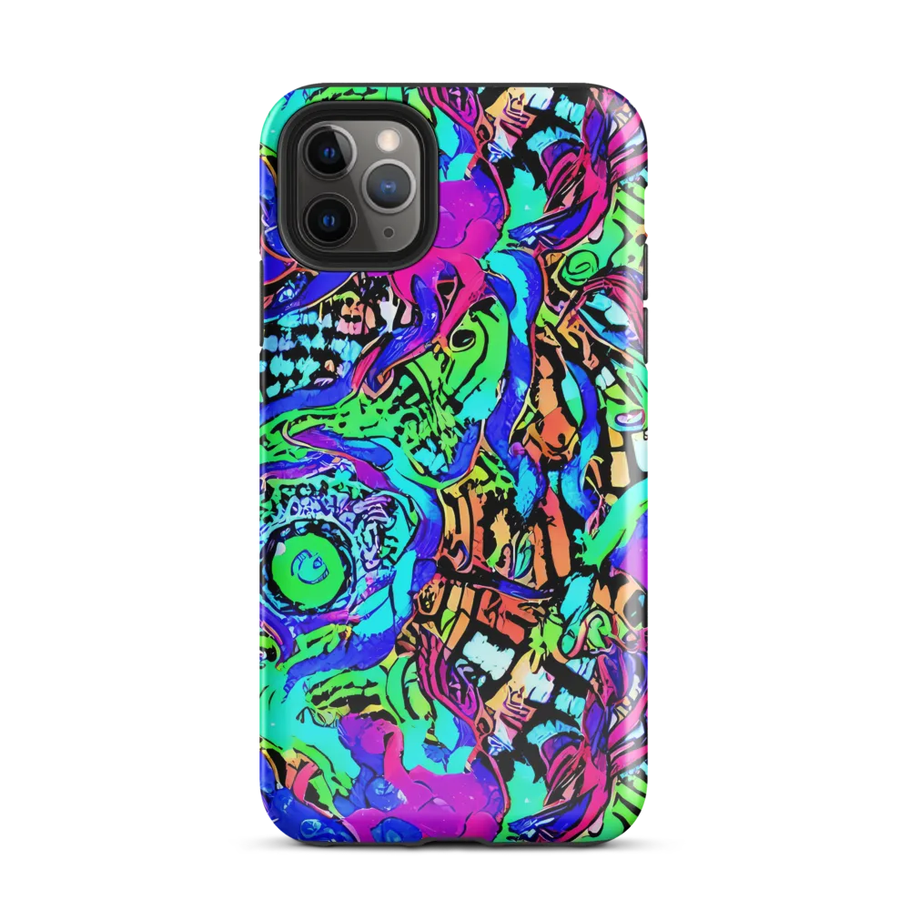 Hypercolor Jungle on Tough Case for iPhone® — Front