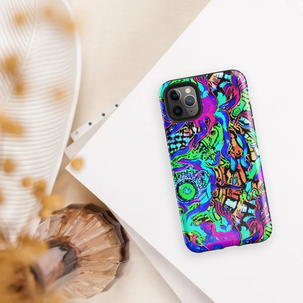 Hypercolor Jungle on Tough Case for iPhone® — Front