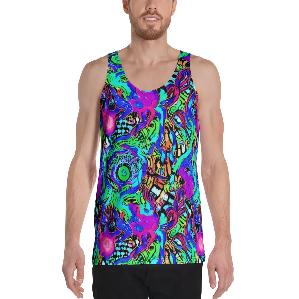 Hypercolor Jungle on Men's Tank Top — Front