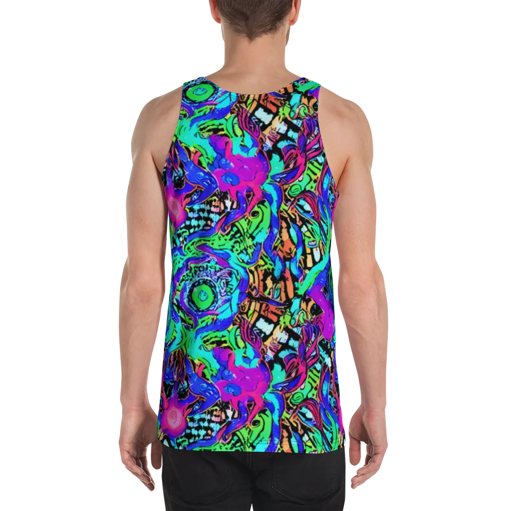 Hypercolor Jungle on Men's Tank Top — Back