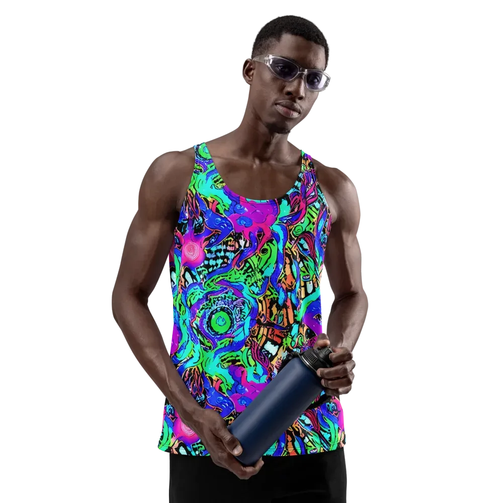 Hypercolor Jungle on Men's Tank Top — Front