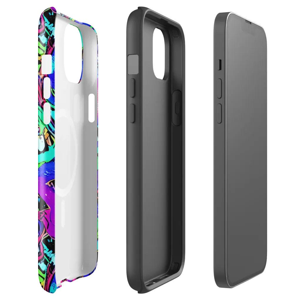 Hypercolor Jungle on MagSafe Tough Case for iPhone® — Front