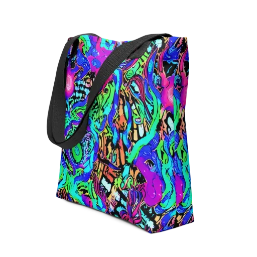 Hypercolor Jungle on a Tote Bag