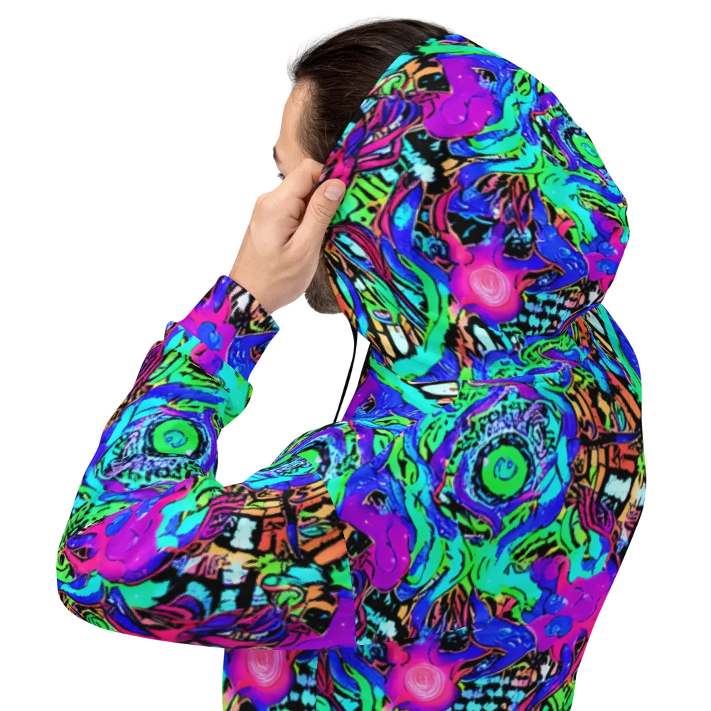 Hypercolor Jungle on Hoodie — Back