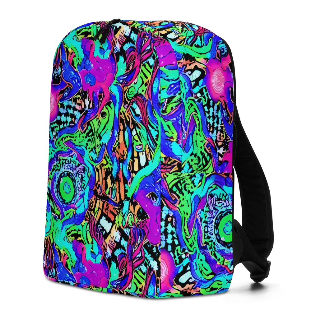 Hypercolor Jungle on Minimalist Backpack — Left