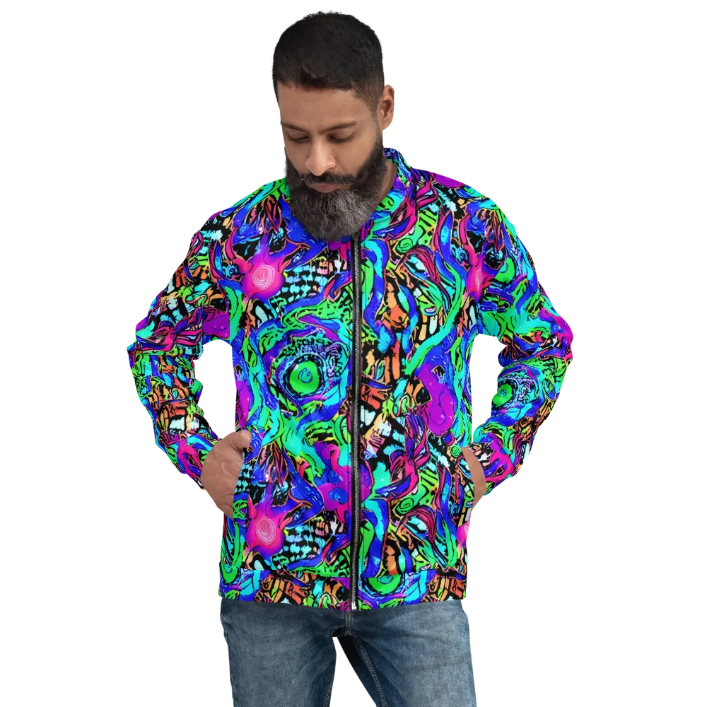 Hypercolor Jungle on Bomber Jacket — Front