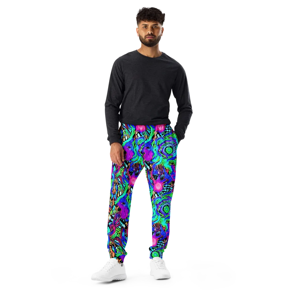 Hypercolor Jungle on Men's Joggers — Front