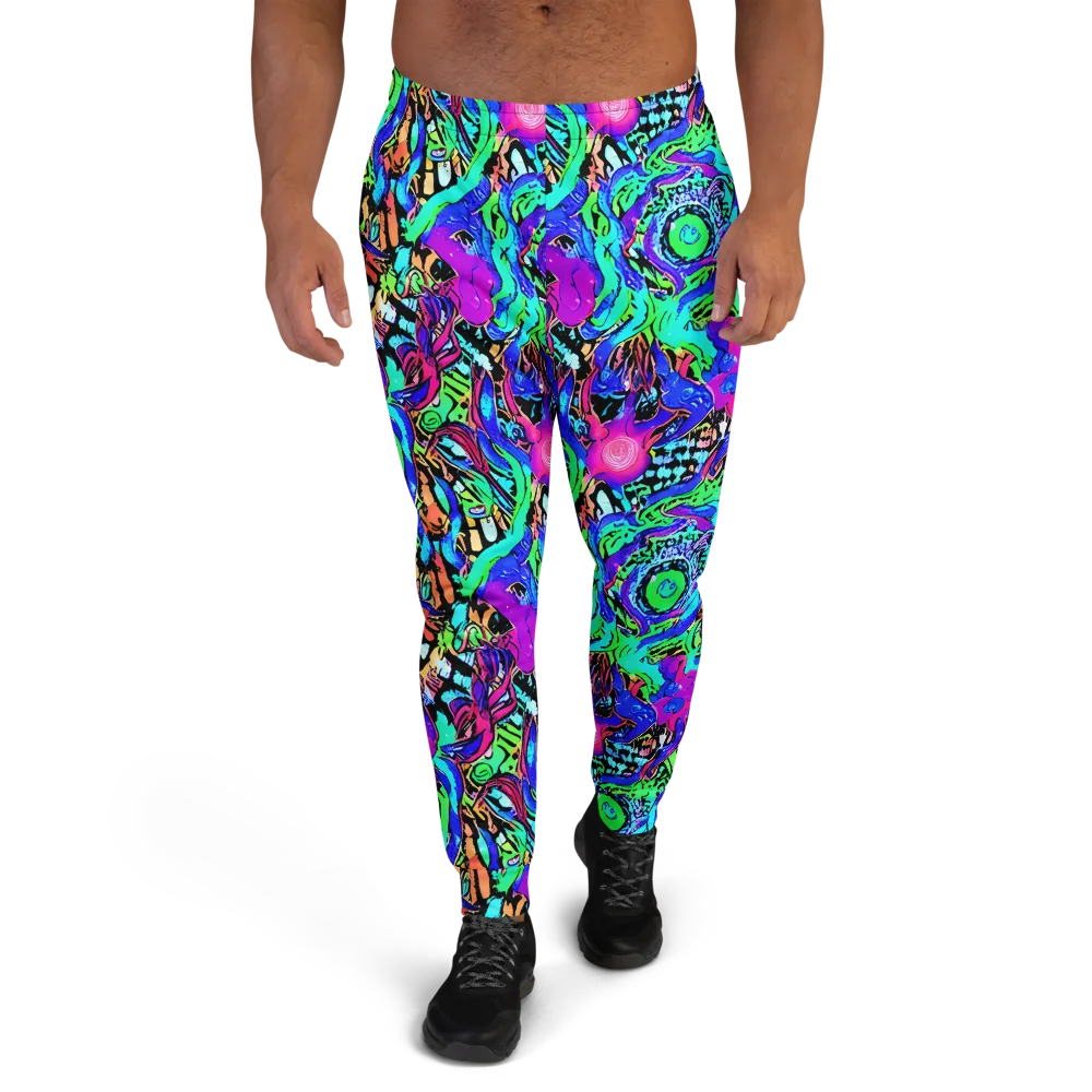 Hypercolor Jungle on Men's Joggers — Front